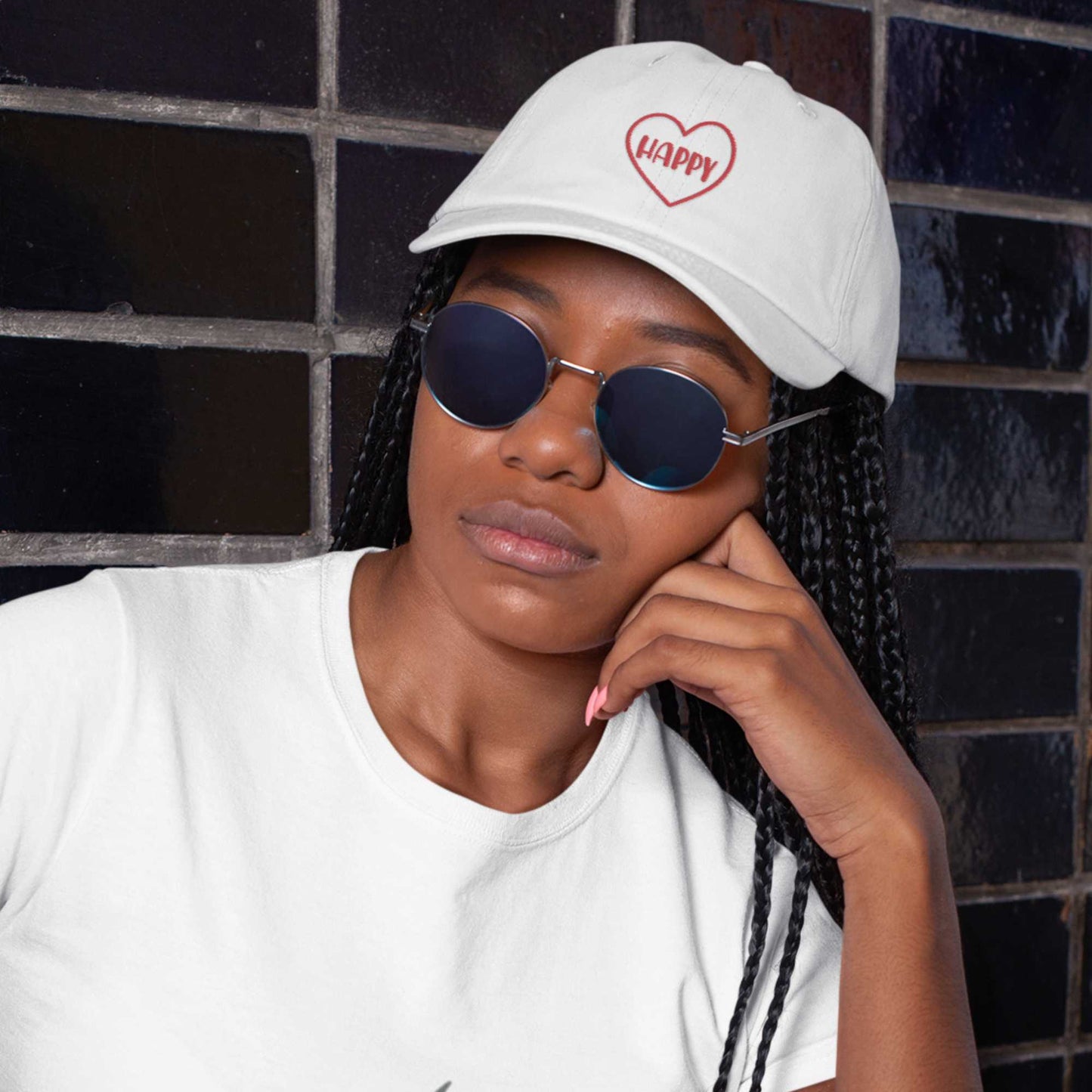 "Happy Heart" Dad hat