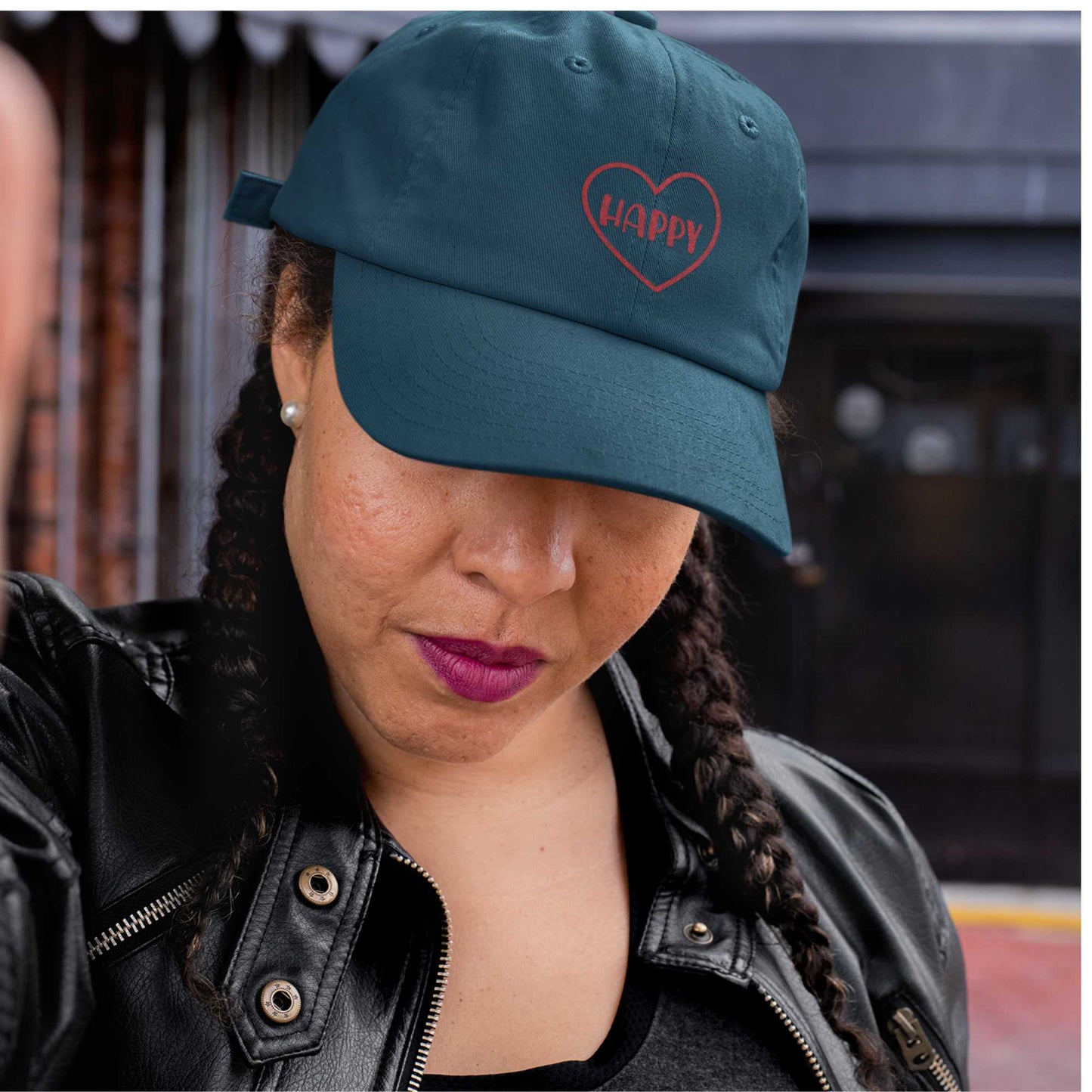 "Happy Heart" Dad hat