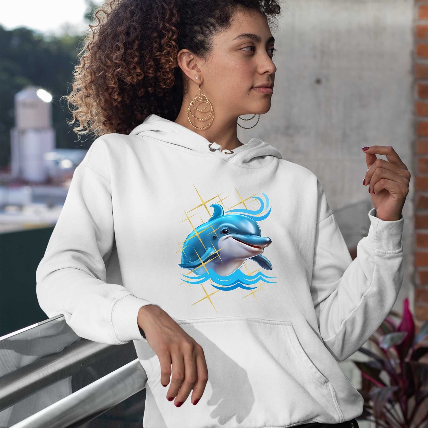 "Dolphin Smile" Unisex Hoodie