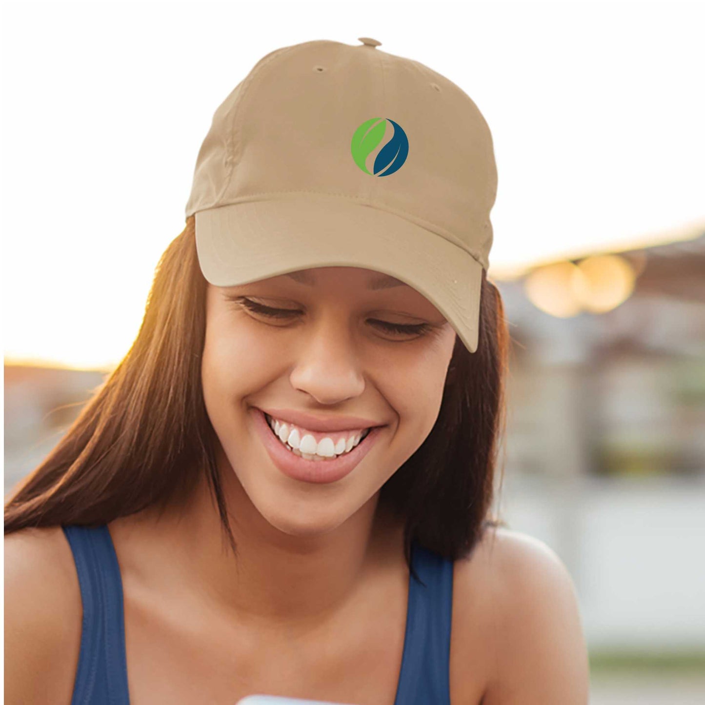 "Yin Yang of Leaves" Dad hat