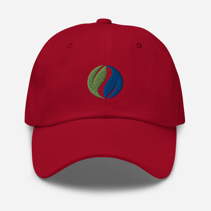 "Yin Yang of Leaves" Dad hat